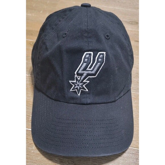 San Antonio Spurs NBA Clean Up Strapback Baseball Cap Dad Hat - Picture 1 of 6